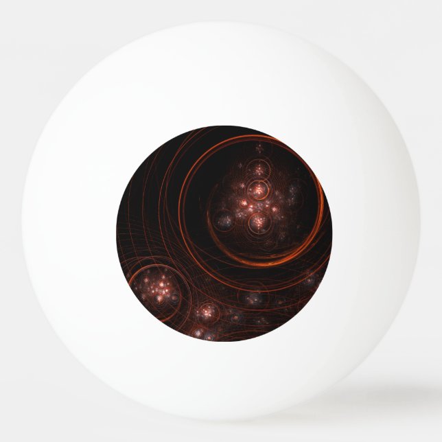 Bolinha De Ping Pong Starlight Abstrato Art (Frente)