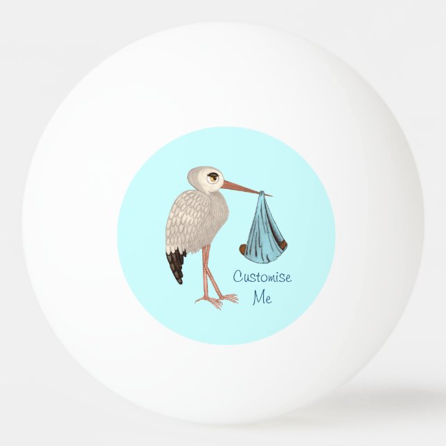Bolinha De Ping Pong Stork Clássico (Azul) 2 (Frente)
