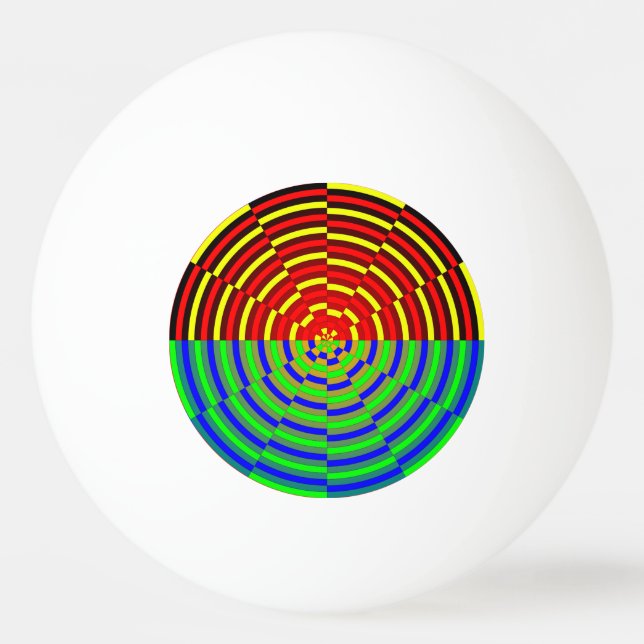 Bolinha De Ping Pong Sunset digital por Kenneth Yoncich (Frente)