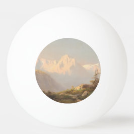 Bolinha De Ping Pong Sunset nas montanhas - Carl Lafite