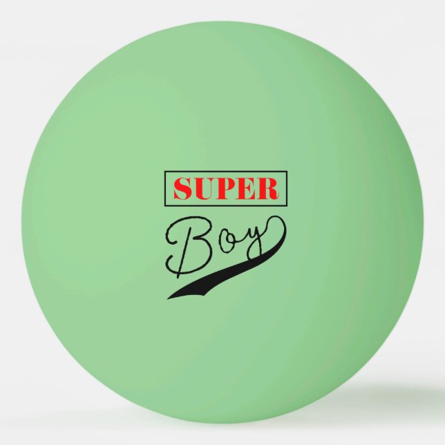 Bolinha De Ping Pong Super Boy (Frente)
