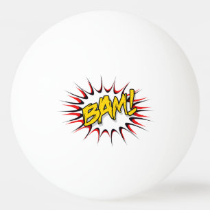 Bolinha De Ping Pong Super Hero Clássico Bam! Bolhas de Ação