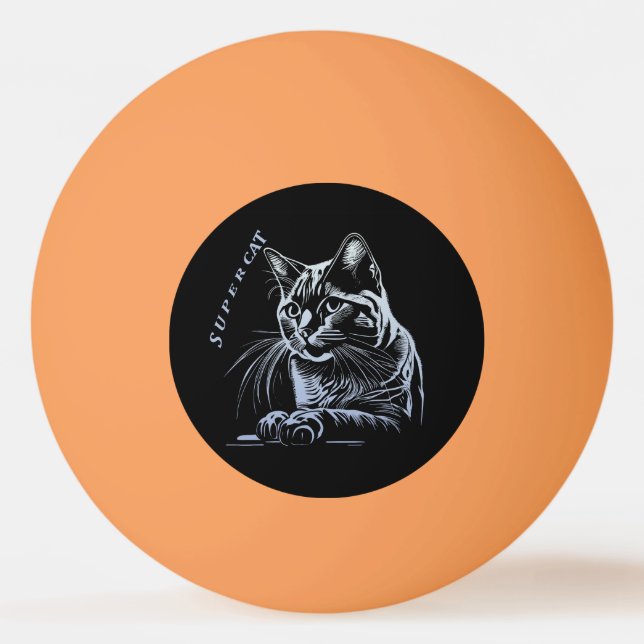 Bolinha De Ping Pong Supercat (Frente)
