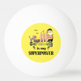 Bolinha De Ping Pong Superpotência de jardinagem, jardineiro-cúmulo