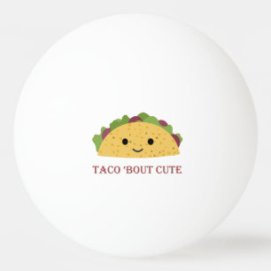 Bolinha De Ping Pong Taco bonito de Kawaii do ataque do Taco