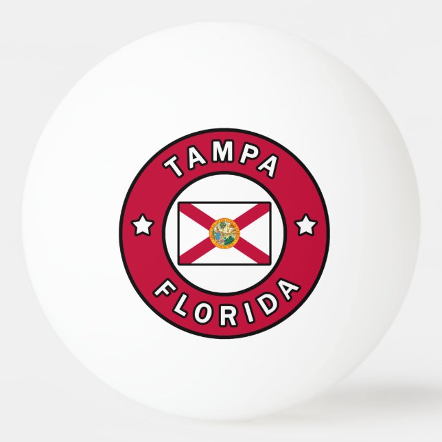 Bolinha De Ping Pong Tampa Florida (Frente)