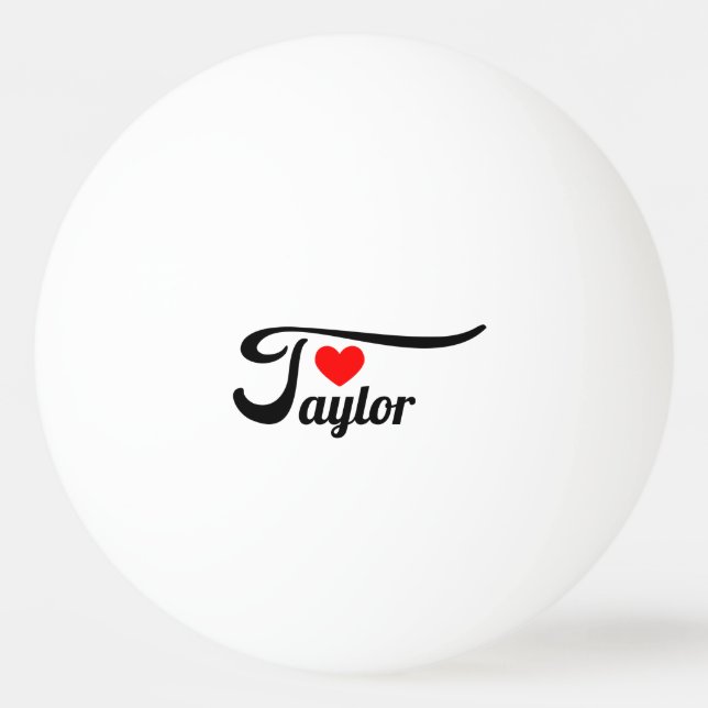 Bolinha De Ping Pong Taylor (Frente)