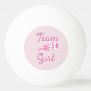 Bolinha De Ping Pong Team Girl com Rattle