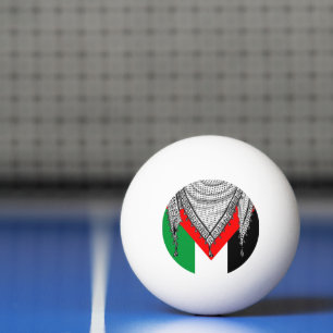 Bolinha De Ping Pong Tecido Tradicional do Keffiyeh Scarf Palestino