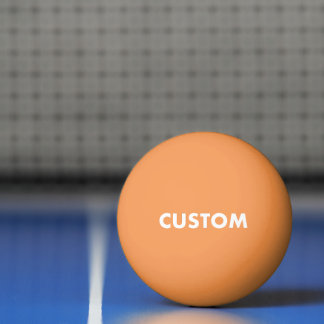 Bolinha De Ping Pong Tênis de Mesa de de LARANJA Personalizado