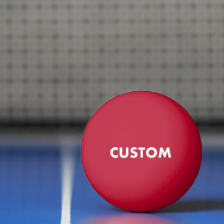 Bolinha De Ping Pong Tênis de Mesa RED personalizado