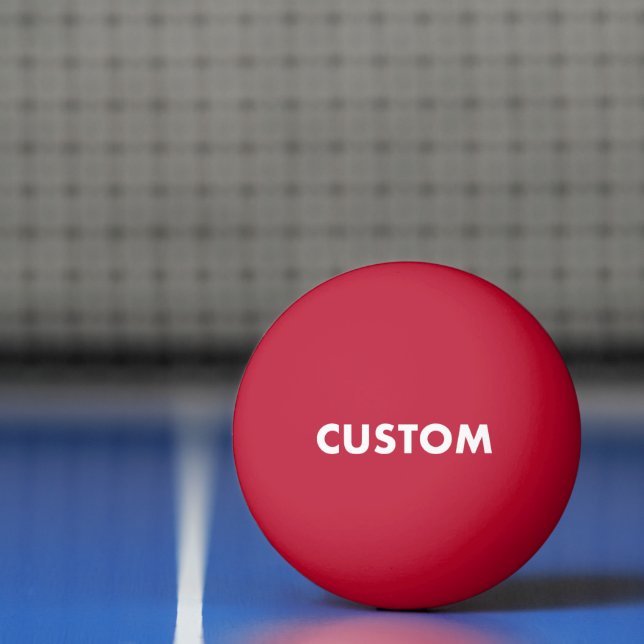 Bolinha De Ping Pong Tênis de Mesa RED personalizado (Líquido)