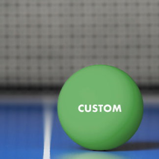 Bolinha De Ping Pong Tênis de Mesa VERDE Personalizada