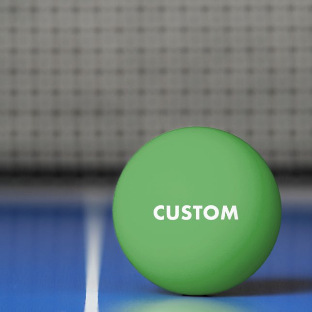 Bolinha De Ping Pong Tênis de Mesa VERDE Personalizada (Líquido)
