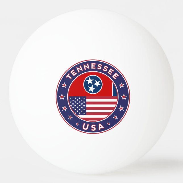 Bolinha De Ping Pong Tennessee (Frente)