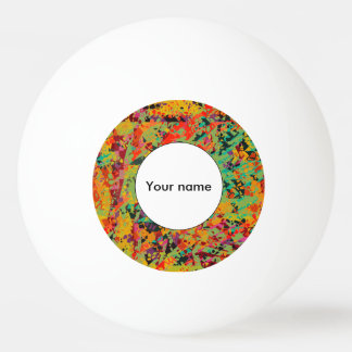 Bolinha De Ping Pong Textura de orifícios coloridos