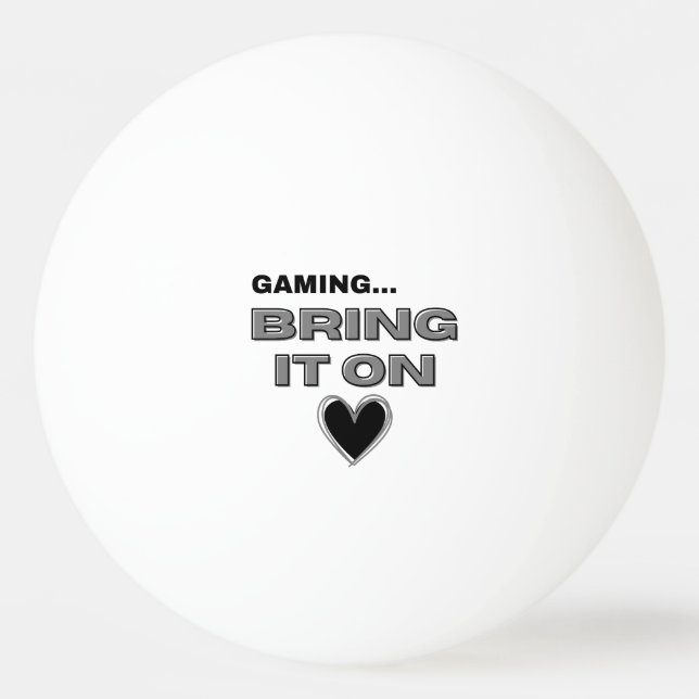Bolinha De Ping Pong The Gamer  (Frente)