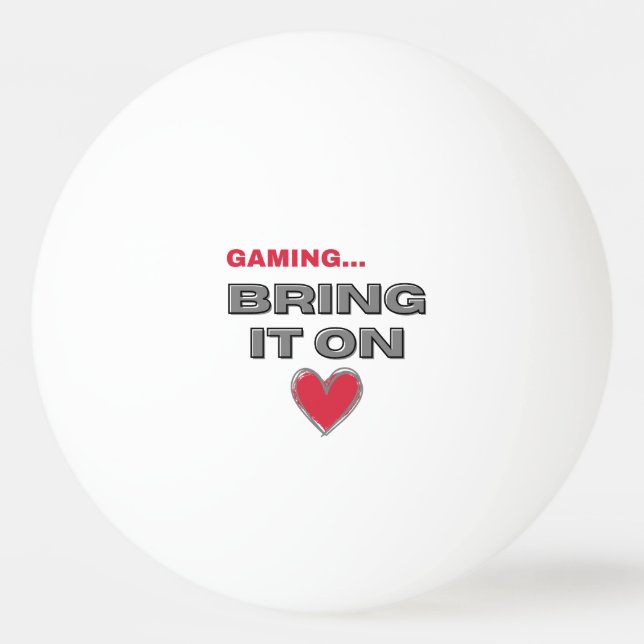 Bolinha De Ping Pong The Gamer Ping Pong Balls (Frente)