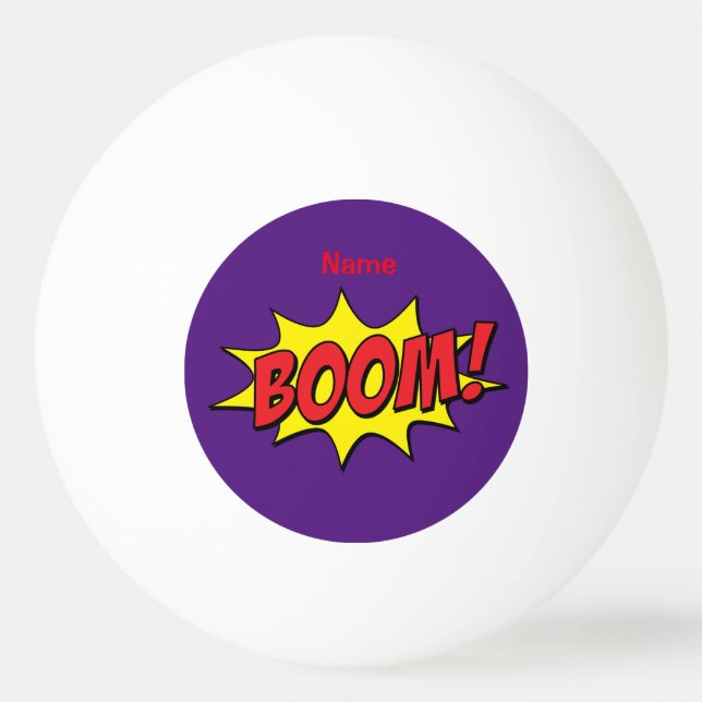 Bolinha De Ping Pong Thunder_Cove do Boom do Cartoon (Frente)