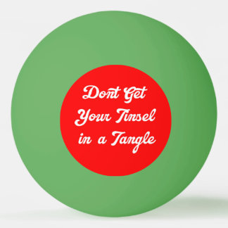 Bolinha De Ping Pong Tinsel Tangle Ping Pong Ball