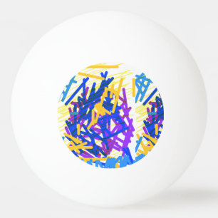 Bolinha De Ping Pong Tinta Festiva Moderna Abstrato