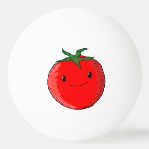 Bolinha De Ping Pong Tomate de Cartoon