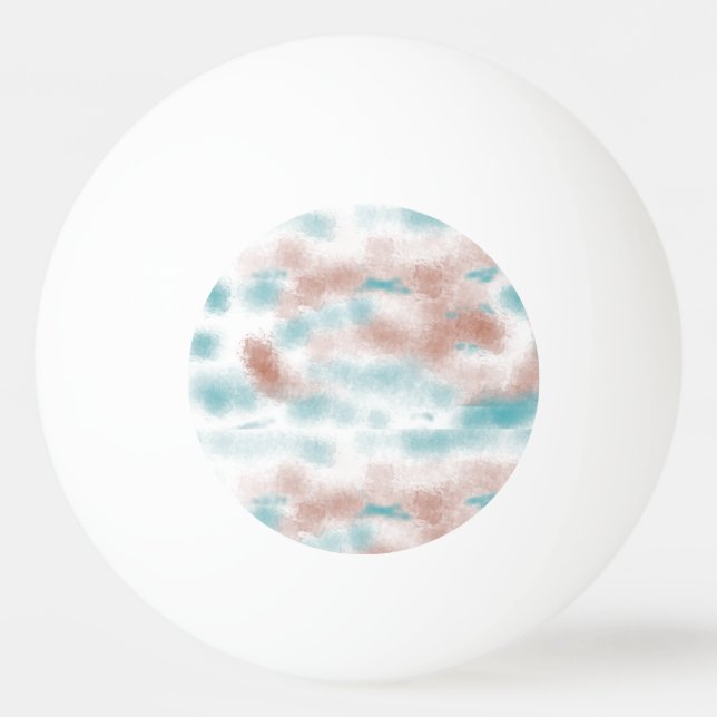 Bolinha De Ping Pong Tons Terrenos Nuvens Ping Pong Ball (Frente)