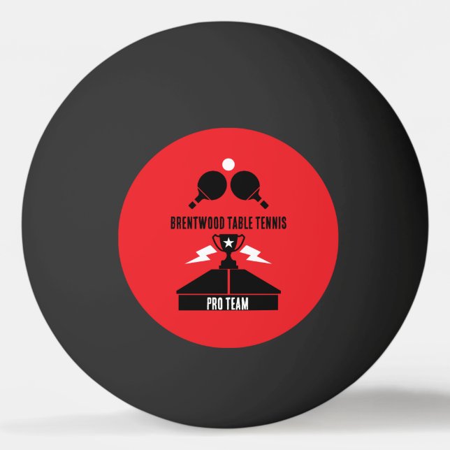 Bolinha De Ping Pong Torneio de Tênis de mesa de  (Frente)