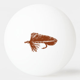 Bolinha De Ping Pong Torneira Brown Matuka, pesca de moscas, arte de at