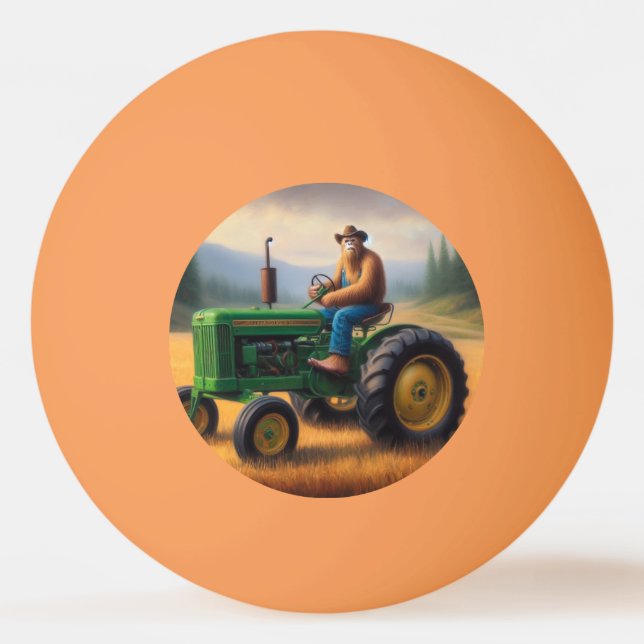 Bolinha De Ping Pong Trator de Pé Grande (Frente)