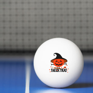 Bolinha De Ping Pong Treck Trat Pumpkin sorrindo