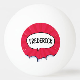 Bolinha De Ping Pong Trendência personalizada de nomes personalizada en