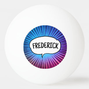 Bolinha De Ping Pong Trendência personalizada de nomes personalizada pa