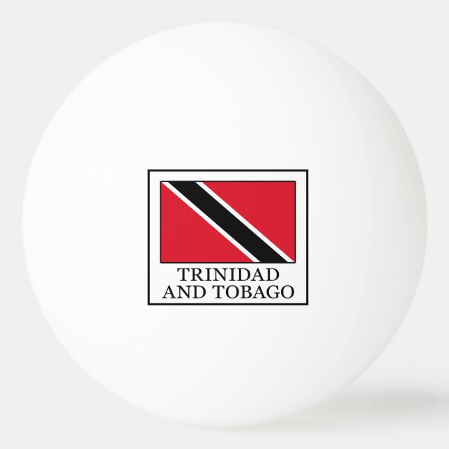 Bolinha De Ping Pong Trinidade e Tobago (Frente)