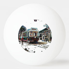 Bolinha De Ping Pong Tríplice de Neon em stn Ping Pong Ball