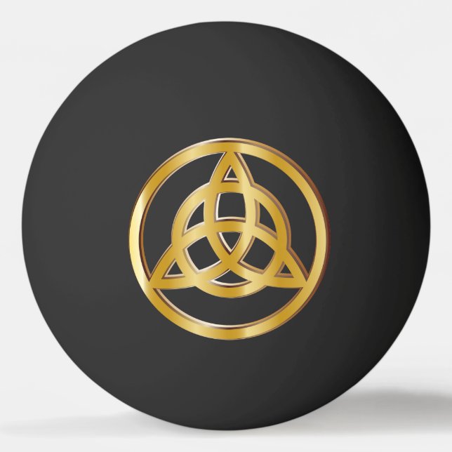 Bolinha De Ping Pong Triquetra symbol (Frente)