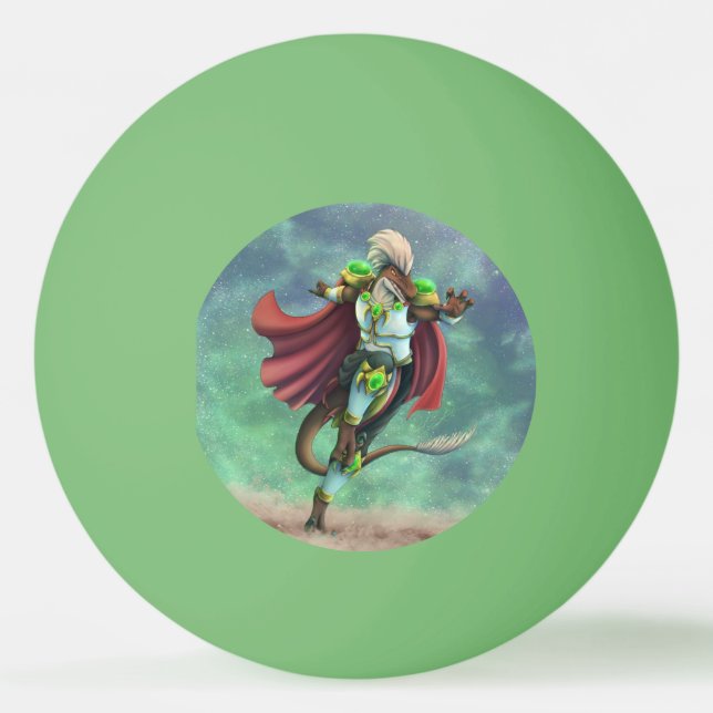 Bolinha De Ping Pong TSDS: Justin Arisdale Cobrir Art Solo Earth (Frente)