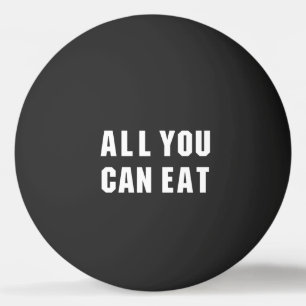 BOLINHA DE PING PONG TUDO QUE VOCÊ PODE COMER