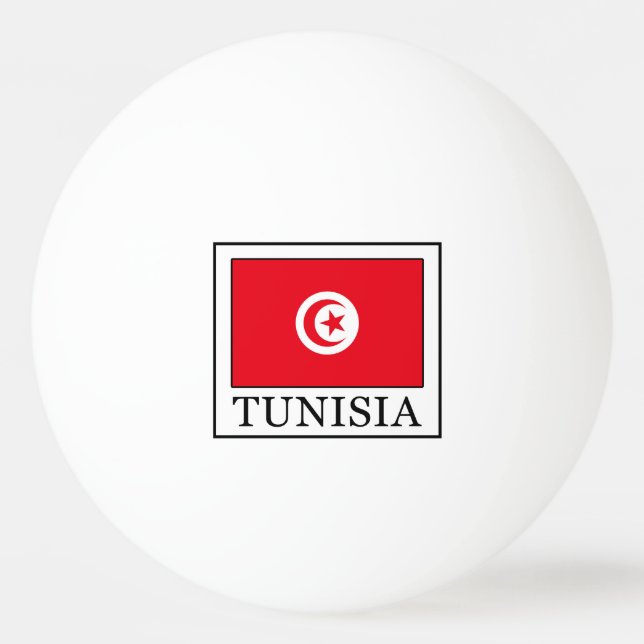 Bolinha De Ping Pong Tunísia (Frente)