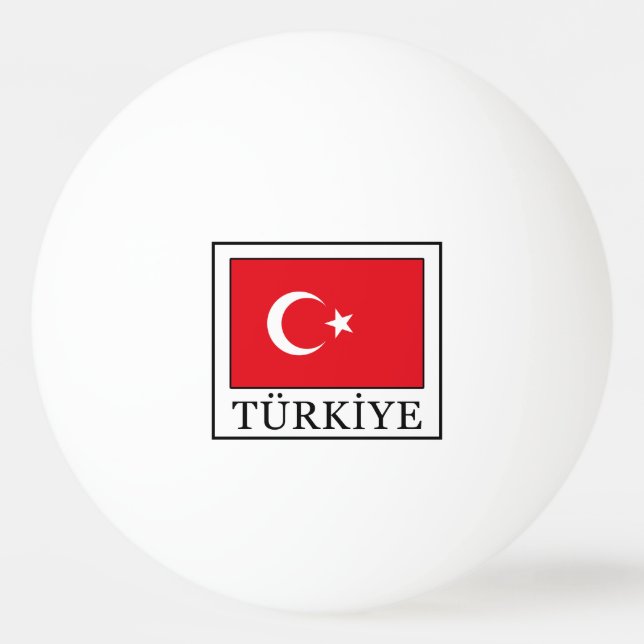 Bolinha De Ping Pong Türkiye (Frente)