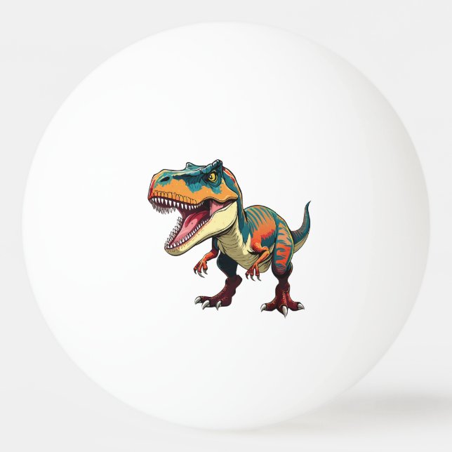 Bolinha De Ping Pong Tyrannosaurus Rex (Frente)