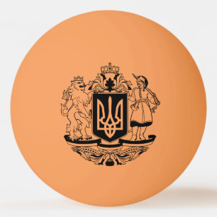 Bolinha De Ping Pong Ucrânia Grande casaco de armas