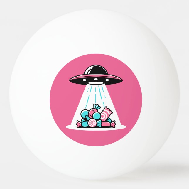 Bolinha De Ping Pong UFO Candy (Frente)