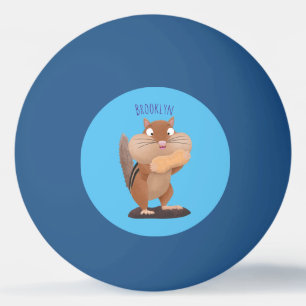 Bolinha De Ping Pong Um desenho animado e engraçado