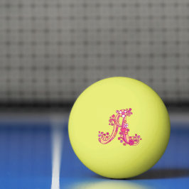 Bolinha De Ping Pong Um monograma chamado Amelia que significa Arte de