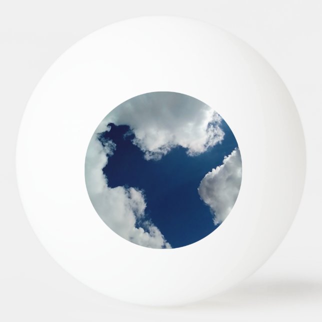 Bolinha De Ping Pong Uma curva nas nuvens (Frente)