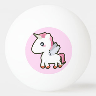 Bolinha De Ping Pong Unicórnio de Kawaii
