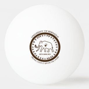 Bolinha De Ping Pong Universidade de Beringia Mammoth
