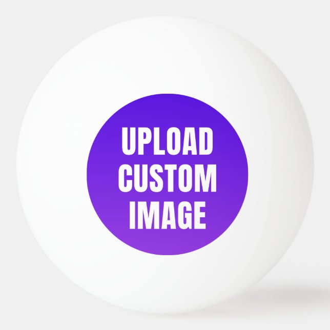 Bolinha De Ping Pong Upload Custom Image - Add Your Own To Print On A (Frente)