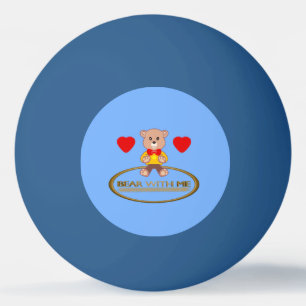 Bolinha De Ping Pong Urso de pelúcia